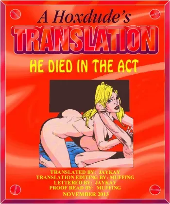 HE DIED IN THE ACT - A JKSKINSFAN TRANSLATION manga cover