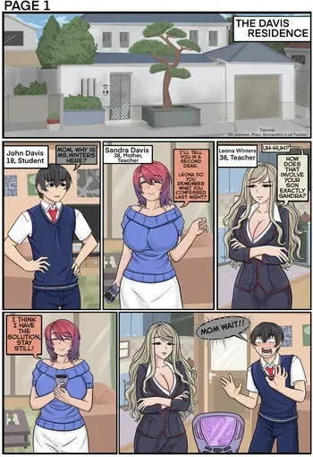 [Tabneto] Student Transfer Body Swap - Leona X John manga cover