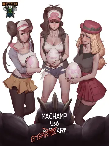 [wjs07] Machamp Usó Embarazar! (Spanish) [kalock] [Decensored] manga cover