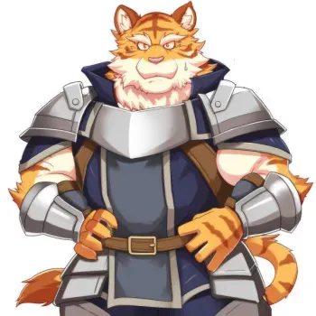 A muscular tiger cuntboy by urakata5x manga cover