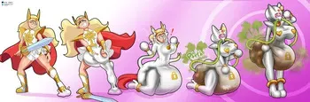 [Sheepl (EvilSheepl/Thesheepl)] She-ra Diaper Goo TF & Public Toilet Girls manga cover