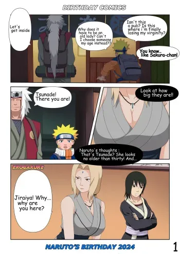 Naruto's Birthday Comic 2024 by Erogakure manga cover
