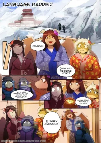 [the-minuscule-task] Language Barrier manga cover