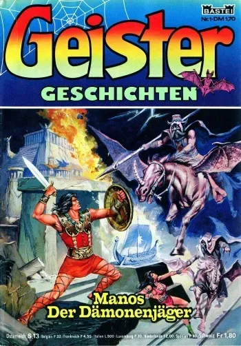 Manos - Der Dämonenjäger - Geister Geschichten 1 manga cover