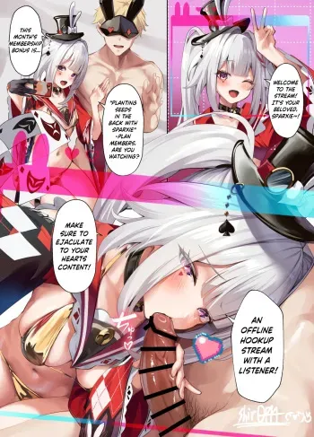 Hibana ga Risuna to no Ofupako Haishin de chara otoko ni shudo-ken o nigirarechau hanashi || The story of how Sparxie got dominated by a playboy during an offline hookup stream for the listeners manga cover