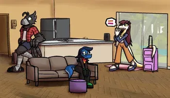 [Ultilix & Draconicon] Relaxing in the Lodge manga cover