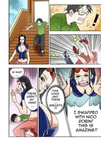 Nico Robin Body Swap Experience manga cover