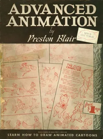 Advanced Animaton by Preston Blair manga cover