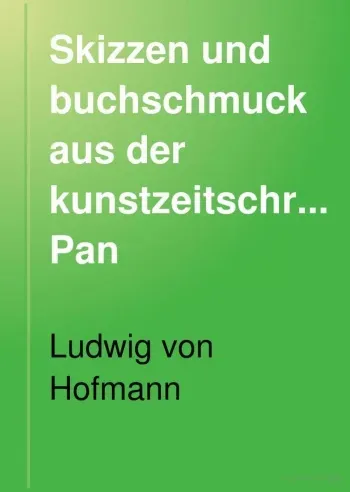 [Ludwig von Hofmann] Skizzen und buchschmuck aus der kunstzeitschrift Pan manga cover