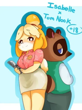 [PandaisChub] Isabelle X Tom Nook (Animal Crossing) manga cover