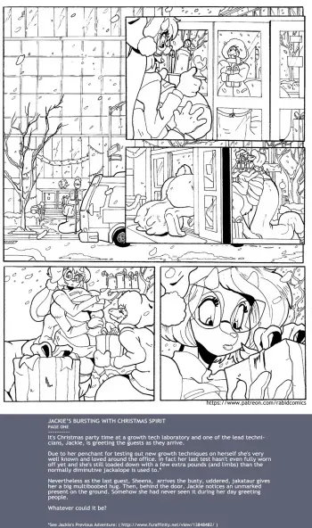 [Rabid] Jackie's Bursting with Christmas Spirit (Pokemon) manga cover