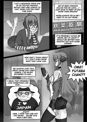 [Furcifur] Futaba meets a foreigner (Persona 5) manga cover