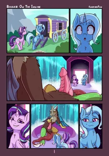 [Fearingfun] Bigger On the Inside (My Little Pony_Frienship is Magic) manga cover