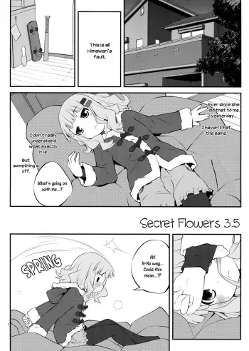 Secret Flowers 3.5 manga cover