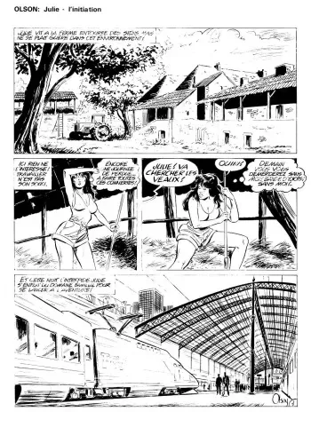 [Frédéric Garcia (Olson)] Julie, l'initiation [French] manga cover