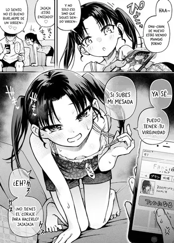 [Doji Ro] Okane o Harau to Doutei o Moratte Kureru Giri no Imouto - Mi hermanita toma mi virginidad a cambio de dinero [Español] [Traducciones necesarias] manga cover