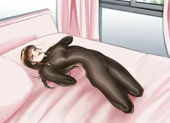 pantyhose encasement lesbian futa manga cover