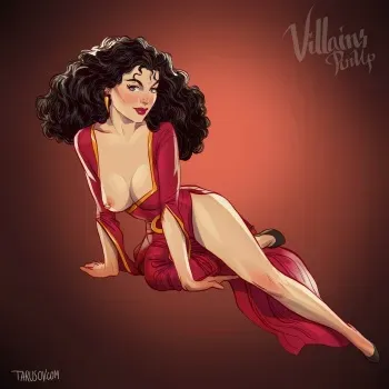 [AndrewTarusov] Villains Pinup manga cover
