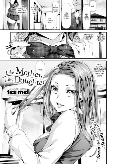Like Mother, Like Daughter manga cover