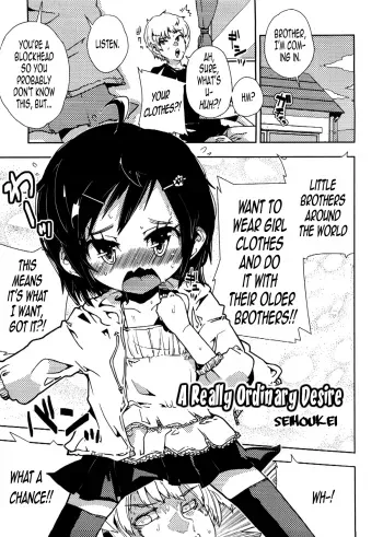 A really ordinary wish manga cover