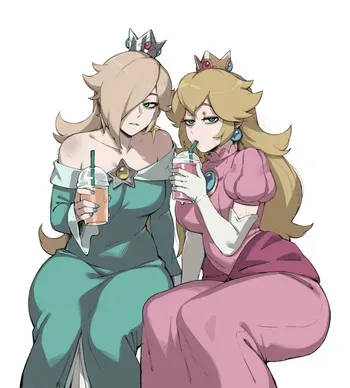 [masoq095] Princess hangout (Mario Bros.) manga cover