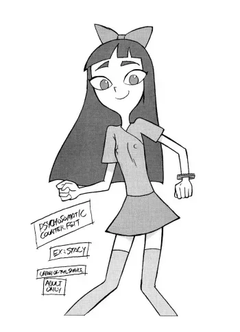 [Union Of The Snake (Shinda Mane)] Psychosomatic Counterfeit Ex: Stacy (Phineas and Ferb) [English] =Ero Manga Girls= manga cover