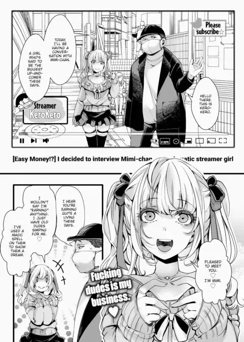 [Overconfident] Impoverished Sugar Baby College Girl & The Three Old Dudes manga cover
