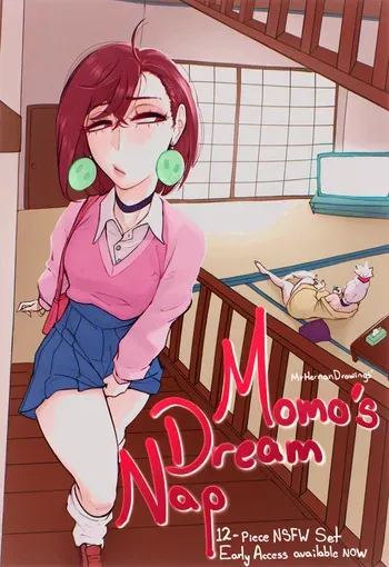 [MrHernanDrawings] Momo's Dream Nap (DanDaDan) manga cover