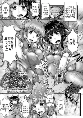 [Misakana] Magia Leaks ~Futanari Mahou Shoujo Maryoku Shasei Houetsu~ (Corrupted Maiden ~Inyoku ni Ochiru Senki-tachi~) [Korean] [Digital] manga cover