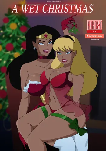 [Ghostlessm] A Wet Christmas (Justice League) manga cover