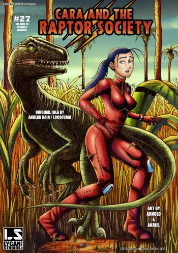 [locofuria] Cara and The Raptor Society manga cover