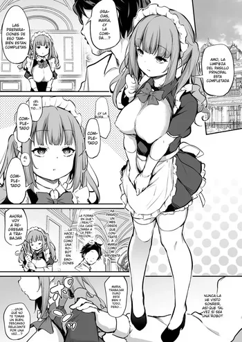 [Airandou] Maid Yatotte Mitara Mechakucha Kando ga Yokatta | Contraté una siriventa y resulta que es bastante sensible [Español] [LanceLost] manga cover