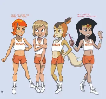 Raisins Girls/ Loli Hooters manga cover