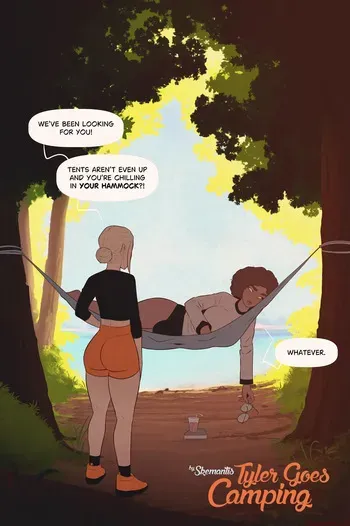 Skemantis - Tyler goes camping - part 1 manga cover