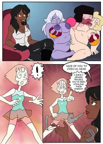 [nitoshadowblade] Effect of Gem Harvesting (Steven Universe) manga cover