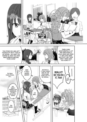 A Secret Love Triangle | Himitsu no Triangle Love manga cover