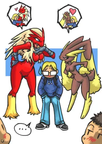 [Bittenhard, Ebony Pikachu] Pokemon Battle: Lopunny Vs Blaziken (Pokemon) manga cover