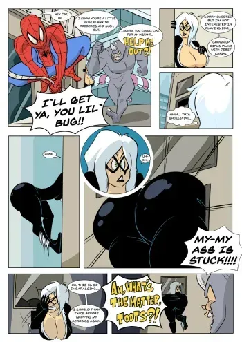 [Zaribot] Spider-Man and Black Cat manga cover