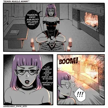 [Agreeable_Swim_6551] Demon Muscle Mommy manga cover