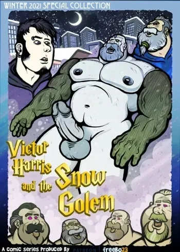 Victor Harris and the snow golem manga cover