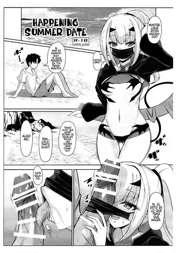 C102) [Rocket Chousashitsu (Koza)] Happening Summer Date (Fate/Grand Order) [Spanish] [Rakuen Translations] manga cover