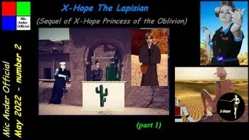 Annasophia Robb as X-Hope The Lapisian - number 2 (May, 2022) part 1-2 manga cover