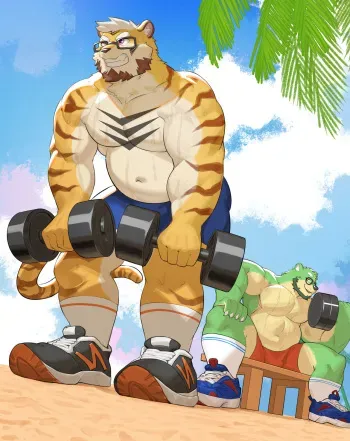 [Pandarita] Outdoor workout manga cover