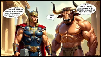 Theme: Minotaur – Part 6 – Marvel – Artist: Nikocreations FR – [AI Generated] – [FRENCH] manga cover