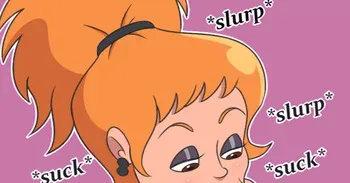 [AshesG] Daphne Spankenheimer Goth (Grandma Got Run Over by a Reindeer) manga cover