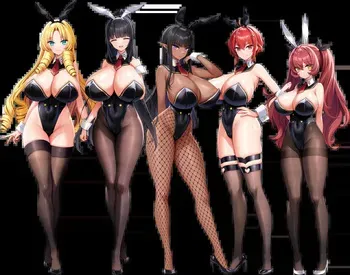 [Milk Factory] Motto! Haramase! Honoo no Oppai Isekai Oppai Bunny Gakuen! Main Characters sets Part 2 manga cover