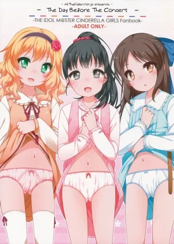Live no Mae no Hi wa | The day before the concert manga cover