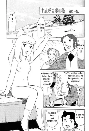 (C61) [Daisuki! Beachkun (Masa Ikku)] Calpis Gekijou | Teatro Calpis (Aa... Natsukashi no Heroine-tachi!! Vol. 1 Soukangou) (Alps no Shoujo Heidi) [Spanish] [Satoru] manga cover