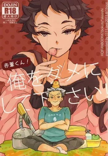 (C88) [1111.gxe (Kakei Yamato)] Akaashi-kun! Ore o Dame ni Shite Kudasai! (Haikyuu!!) manga cover
