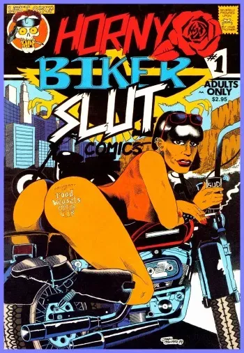 [John Howard] Horny Biker Slut #1 manga cover